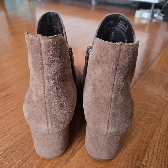 Cole Haan Elyse Brown Suede Ankle Boots In Bison Size 8 - Picture 9 of 15